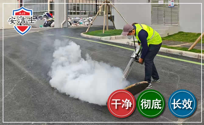 临平区消杀防疫现场